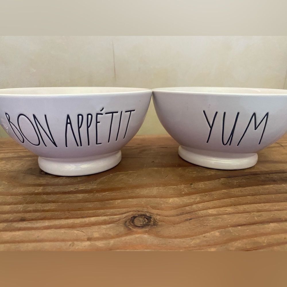Rae Dunn White Ceramic Bowls Cookware Set - Picture 8 of 8